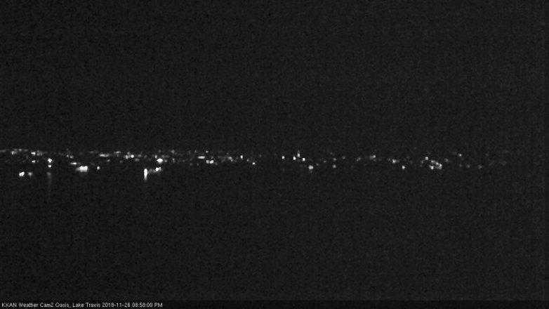 Lake Travis webcam, November 26, 2018 8:00 PM CT