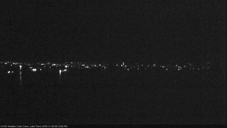 Lake Travis webcam, November 26, 2018 8:15 PM CT