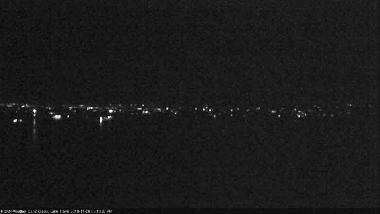 Lake Travis webcam, November 26, 2018 8:20 PM CT