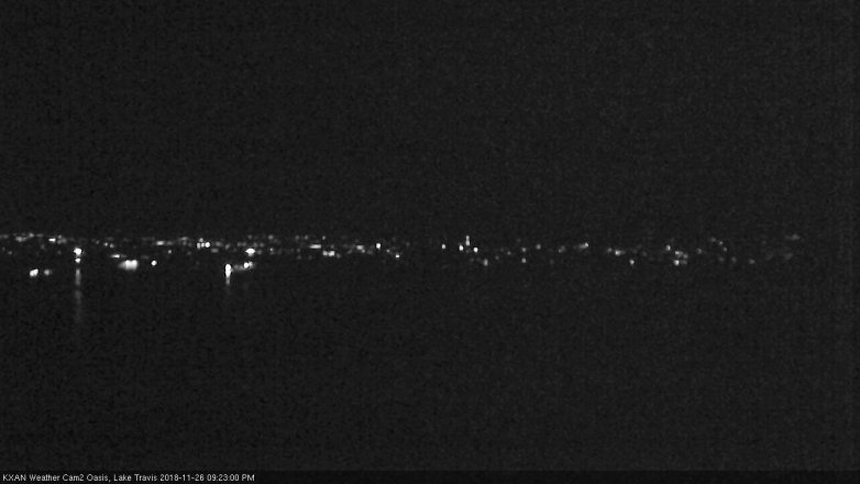 Lake Travis webcam, November 26, 2018 8:25 PM CT