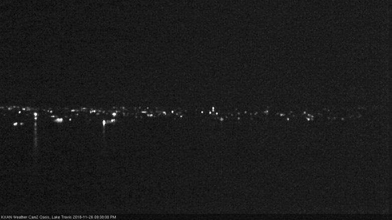 Lake Travis webcam, November 26, 2018 8:40 PM CT