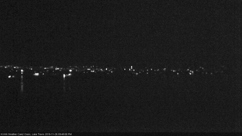 Lake Travis webcam, November 26, 2018 8:50 PM CT