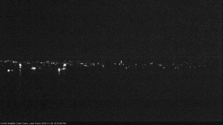 Lake Travis webcam, November 26, 2018 9:35 PM CT