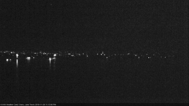 Lake Travis webcam, November 26, 2018 10:15 PM CT