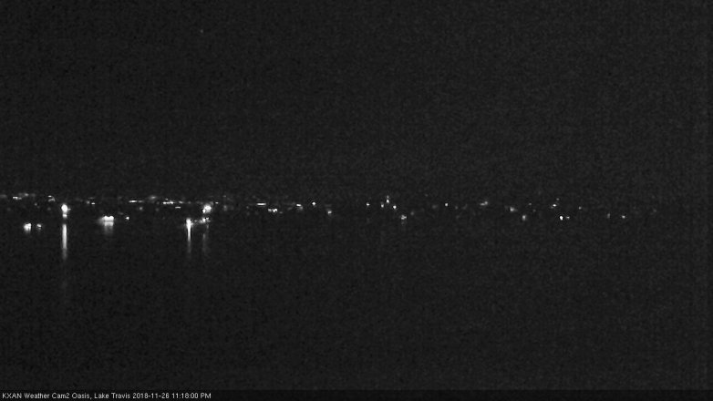 Lake Travis webcam, November 26, 2018 10:20 PM CT