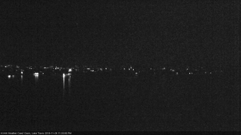 Lake Travis webcam, November 26, 2018 10:35 PM CT