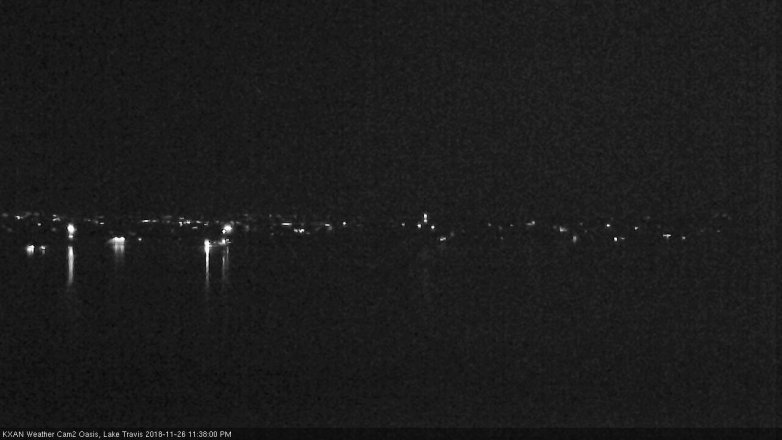 Lake Travis webcam, November 26, 2018 10:40 PM CT