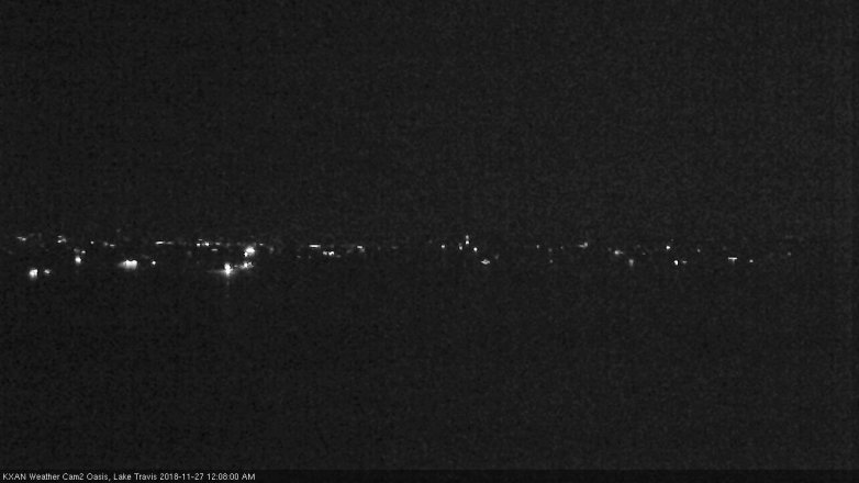 Lake Travis webcam, November 26, 2018 11:10 PM CT