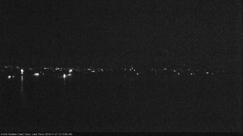 Lake Travis webcam, November 26, 2018 11:15 PM CT