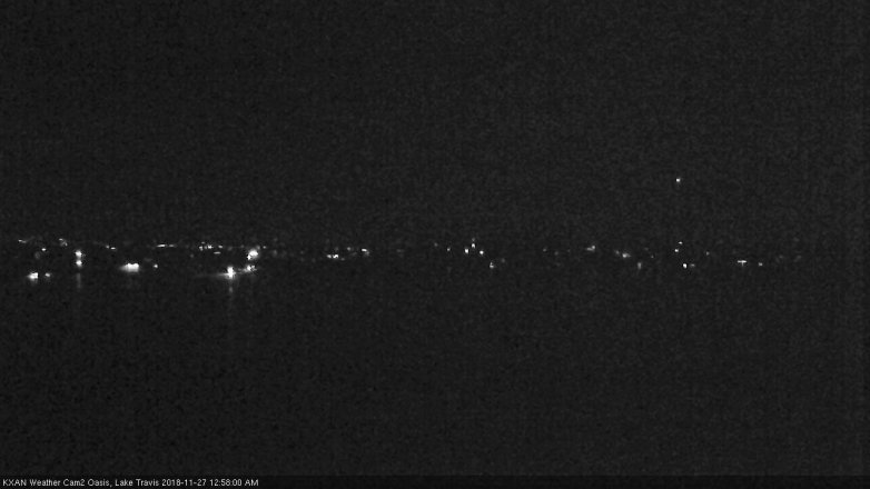 Lake Travis webcam, November 26, 2018 12:00 AM CT