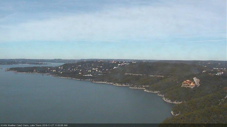 Lake Travis webcam, November 27, 2018 10:05 AM CT