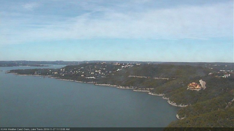 Lake Travis webcam, November 27, 2018 10:15 AM CT