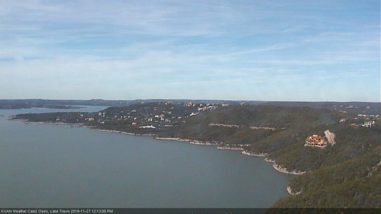 Lake Travis webcam, November 27, 2018 11:15 AM CT