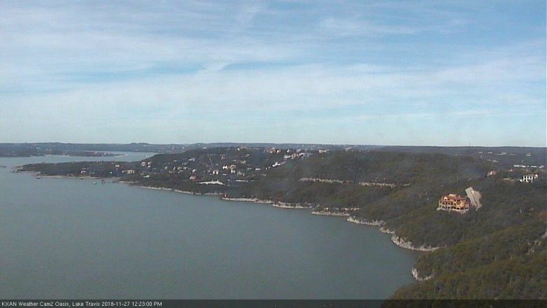 Lake Travis webcam, November 27, 2018 11:25 AM CT