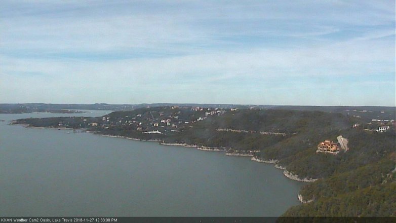 Lake Travis webcam, November 27, 2018 11:35 AM CT
