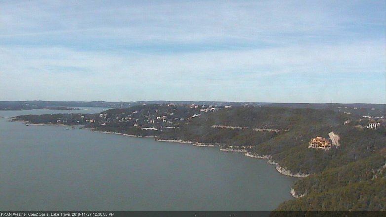 Lake Travis webcam, November 27, 2018 11:40 AM CT
