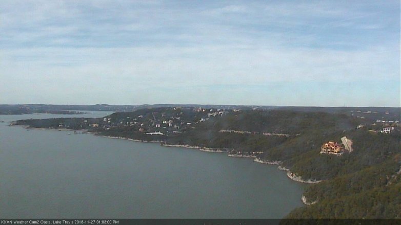 Lake Travis webcam, November 27, 2018 12:05 PM CT