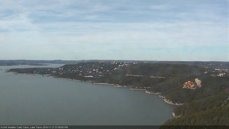 Lake Travis webcam, November 27, 2018 12:10 PM CT