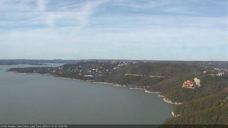 Lake Travis webcam, November 27, 2018 12:15 PM CT