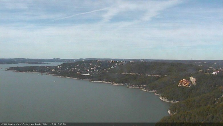 Lake Travis webcam, November 27, 2018 12:20 PM CT