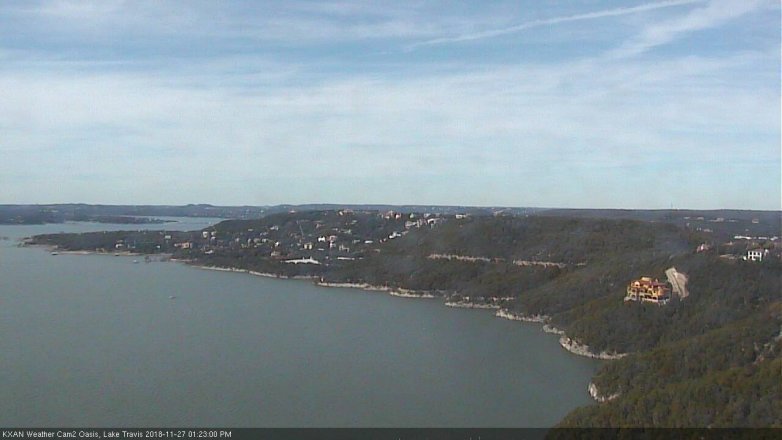 Lake Travis webcam, November 27, 2018 12:25 PM CT