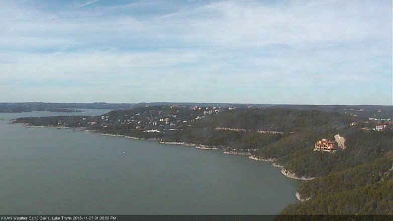 Lake Travis webcam, November 27, 2018 12:40 PM CT
