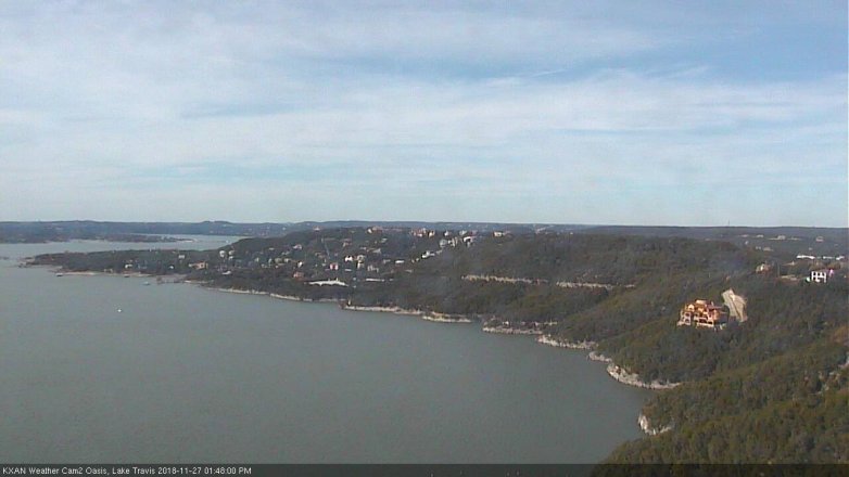 Lake Travis webcam, November 27, 2018 12:50 PM CT