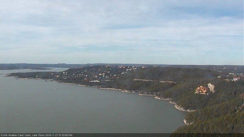 Lake Travis webcam, November 27, 2018 12:55 PM CT