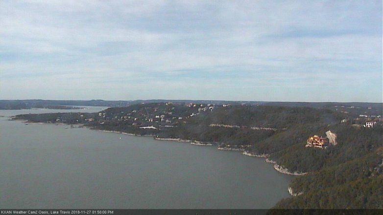 Lake Travis webcam, November 27, 2018 1:00 PM CT