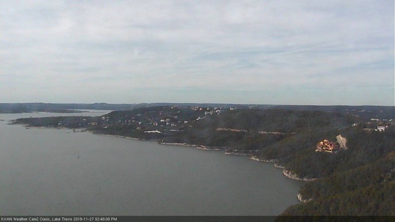 Lake Travis webcam, November 27, 2018 1:50 PM CT
