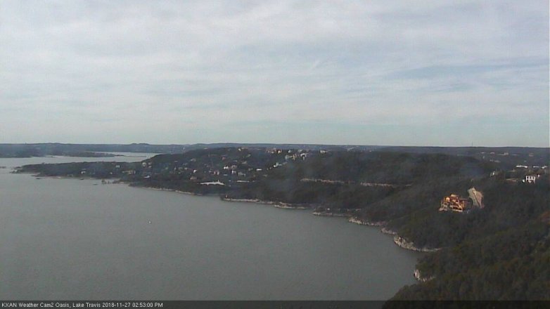 Lake Travis webcam, November 27, 2018 1:55 PM CT