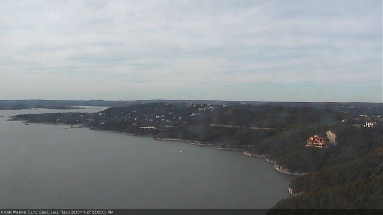 Lake Travis webcam, November 27, 2018 2:05 PM CT