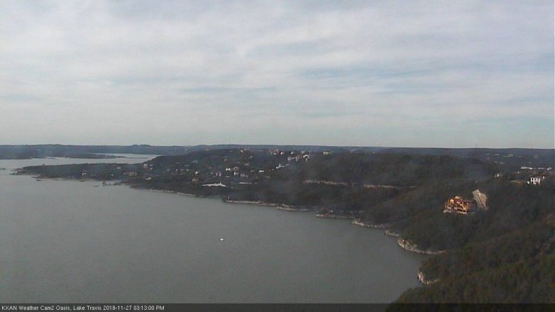 Lake Travis webcam, November 27, 2018 2:15 PM CT