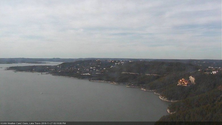 Lake Travis webcam, November 27, 2018 2:20 PM CT