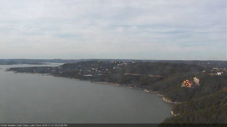 Lake Travis webcam, November 27, 2018 2:25 PM CT