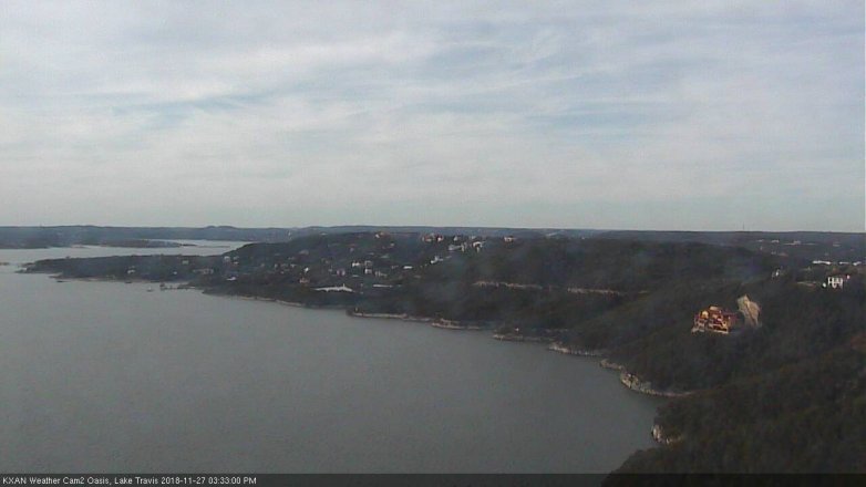 Lake Travis webcam, November 27, 2018 2:35 PM CT