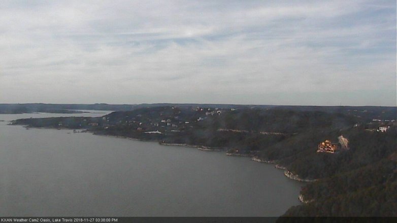 Lake Travis webcam, November 27, 2018 2:40 PM CT