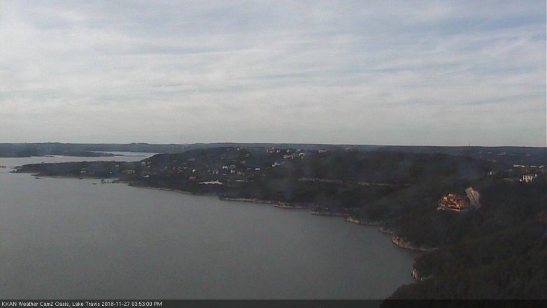 Lake Travis webcam, November 27, 2018 2:55 PM CT