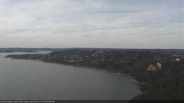 Lake Travis webcam, November 27, 2018 3:00 PM CT