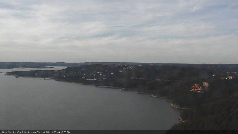 Lake Travis webcam, November 27, 2018 3:10 PM CT