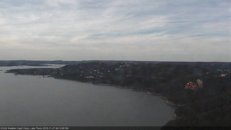 Lake Travis webcam, November 27, 2018 3:15 PM CT