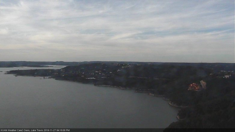 Lake Travis webcam, November 27, 2018 3:20 PM CT