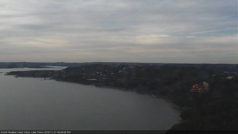 Lake Travis webcam, November 27, 2018 3:50 PM CT