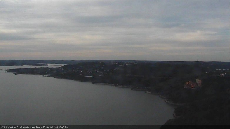 Lake Travis webcam, November 27, 2018 3:55 PM CT