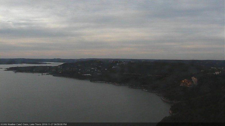 Lake Travis webcam, November 27, 2018 4:00 PM CT