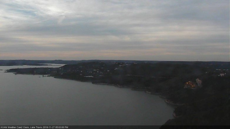 Lake Travis webcam, November 27, 2018 4:05 PM CT