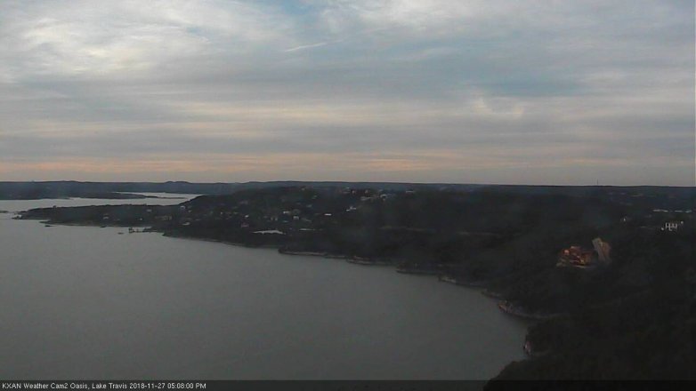 Lake Travis webcam, November 27, 2018 4:10 PM CT