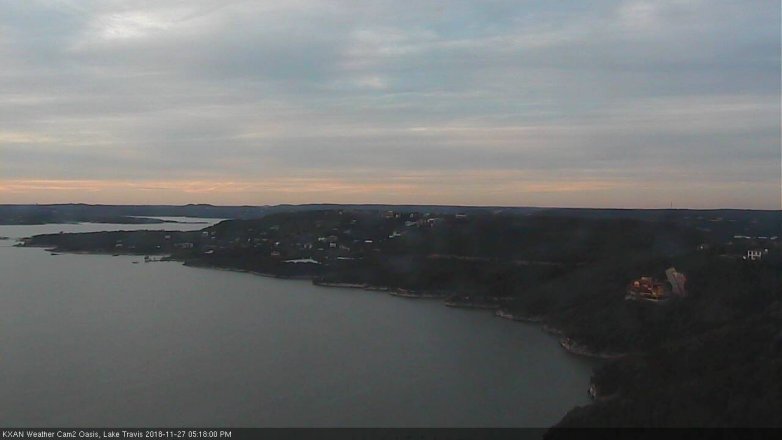 Lake Travis webcam, November 27, 2018 4:20 PM CT