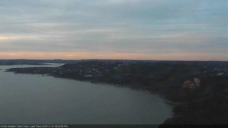 Lake Travis webcam, November 27, 2018 4:25 PM CT