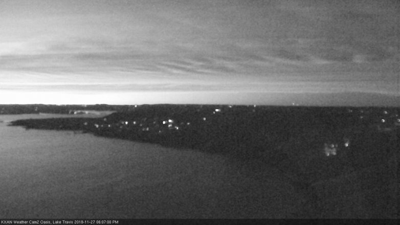 Lake Travis webcam, November 27, 2018 5:10 PM CT